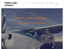 Tablet Screenshot of flight-logic.com